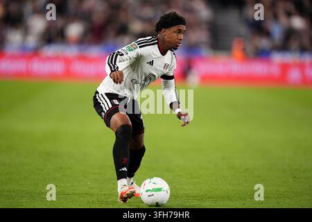Kevin of Fulham during the Carabao Cup round 3 match West Ham United vs ...
