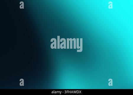 Soft turquoise gradient abstract background with smooth blue teal transition for modern design Stock Photo
