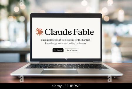 Claude Fable by Anthropic Stock Photo