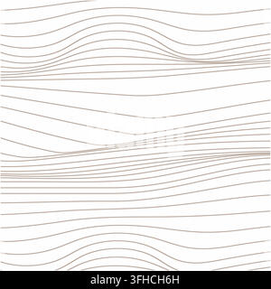 Abstract linear wave pattern background for modern minimalist web design and print Stock Vector