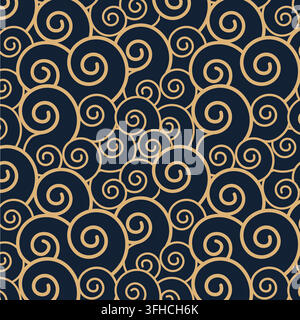 Backround Pattern Subtle Luxury blue background featuring a rich deep blue tone with simple ...