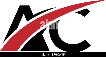AC Letter Logo Design for Modern Business Branding Stock Vector