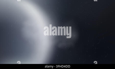 Dark gray gradient background with soft white light and grainy texture featuring smooth gradation into black with subtle noise and scattered vintage s Stock Vector