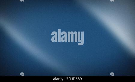 Modern abstract 4K grainy gradient background template with blue navy and grey colors Stock Photo