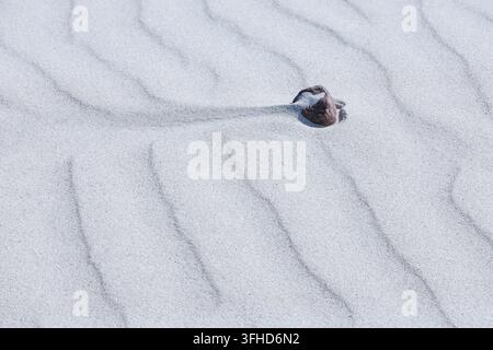 Natural white sand pattern background texture Stock Photo