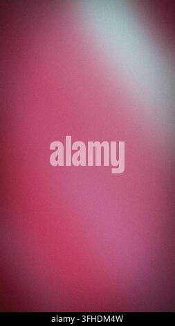 Red pink and gray vertical abstract grainy background with gradient blur and grunge texture perfect for tech banner templates Stock Photo