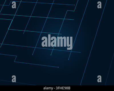 Wire Cube vector background with crisp scalable linework for microstock and commercial design projects. Stock Vector