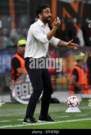 Ruben Amorim, head coach of Ac Milan gestures during the Serie A match ...