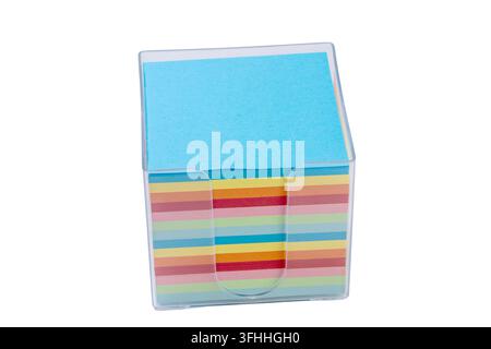 Pad of colorful sticky notes Stock Photo