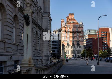 Scenic exterior views of the historic Pier Head waterfront on May 26, 2026. Stock Photo
