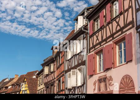 Half-timbered Alsatian house in Little Venice. Stock Photo
