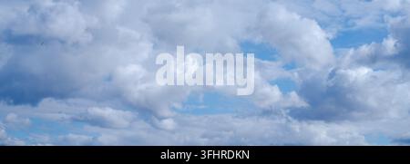 Summer blue sky cloud gradient light white background. Beauty clear cloudy Stock Photo