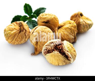 Tasty dried figs Stock Photo