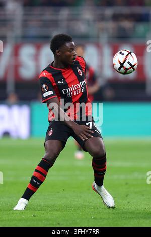 Alphadjo Cisse of Ac Milan in action during the Serie A match beetween ...