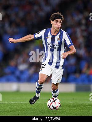 Hector Fort of Real Sociedad during LaLiga EA Sports match between Real ...