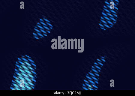 Decorative dotted mesh waves illustration for social media posts, creative layouts, and modern visual branding. Stock Vector