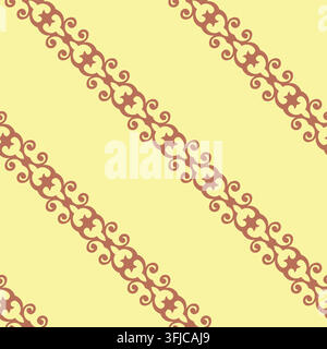 Native seamless pattern with drawn ethnic elements. Geometric aboriginal symbols on greeting background. Design card for mexican, american, australian Stock Vector