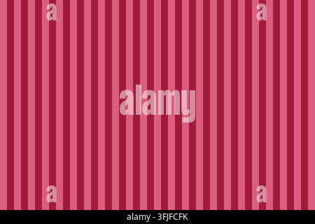 Pink and red vertical stripes background, seamless striped pattern texture. Stock Vector