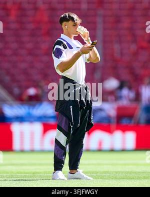 MADRID SPAIN SEPTEMBER 20 Carlos Espi N19 Before La Liga Match 