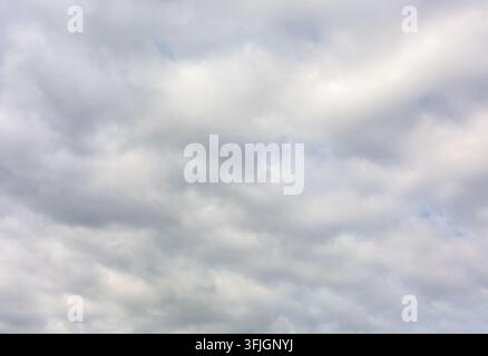 Overcast cloudy sky. Background of cloudy sky Stock Photo