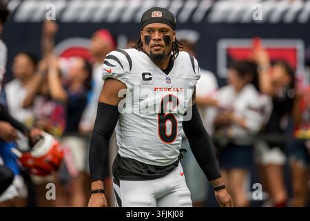 Houston Safe Cincinnati Bengals safety Bryan Cook in action during the first half of ...
