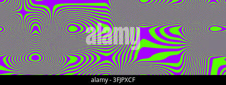 Trippy psychedelic y2k with purple green background and texture groovy pattern. Blue swirl seamless with pink checker abstract and organic grid retro. Stock Vector