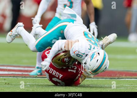 Miami Dolphins safety Michael Taaffe (16) defends in the secondary ...
