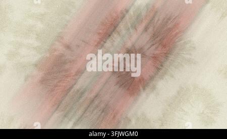 A close-up of a textured fabric surface featuring abstract pink and beige patterns with a subtle halftone dot effect. Stock Photo