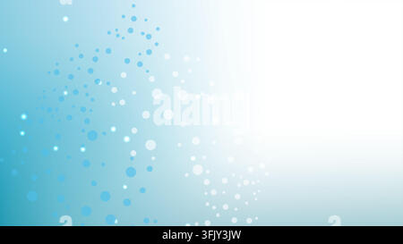 Structure molecule and communication. Dna, atom, neurons. Scientific concept for your design. Connected lines with dots. Medical, technology Stock Vector
