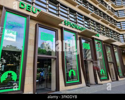 Berlin, Germany - 03. October 2024: Facade of the German Spy Museum, or Deutsches Spionage Museum, in Berlin, the capital of Germany, during a sunny d Stock Photo