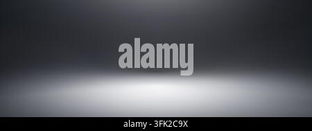 Abstract background white for gradient studio limbo and wall 3d black. Grey podium back for gray render stage and light ground product. Luxury room fl Stock Vector