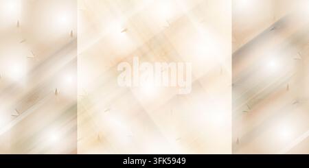 A warm-toned abstract composition featuring diagonal lines and soft focus elements in shades of beige, orange, and hints of green, creating a cozy and Stock Photo