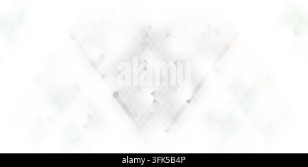 A minimalist abstract composition featuring faint grey triangles and soft, diffused light, creating a clean and airy atmosphere. Stock Photo