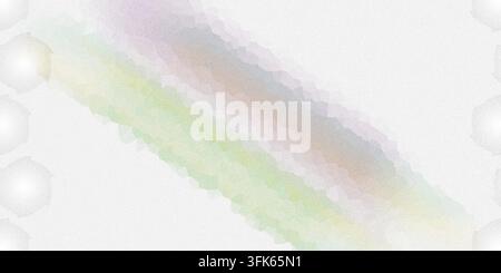 Minimalist digital artwork with soft pastel watercolor-style diagonal swatches in green, pink, and grey on a textured white background. Stock Photo