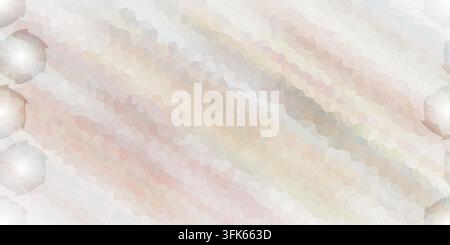 Seamless repeating abstract pattern with diagonal watercolor style brush strokes in soft pastel tones and glowing light circles on textured background Stock Photo