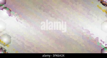 Abstract textured background with a mix of purple, green, and yellow tones, featuring diagonal patterns and glowing light effects at the edges. Stock Photo
