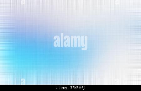 Abstract soft light blue and white textured background with a fine woven line pattern creating a gentle gradient effect. Stock Photo