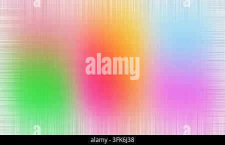 A bright, textured background with a blend of soft, vibrant colors including green, yellow, pink, and blue, creating a dreamy effect. Stock Photo