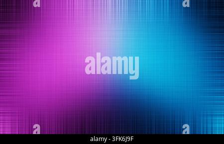 Bright abstract background with a woven fabric texture blending vibrant pink, purple, and bright cyan blue gradients. Stock Photo