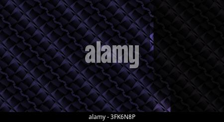 Abstract dark purple geometric textured background with a subtle vertical lighting transition across the surface. Stock Photo