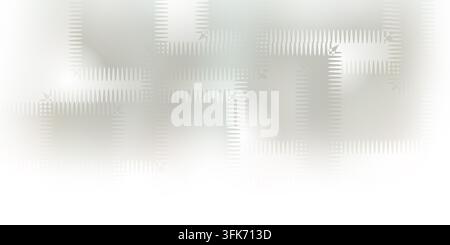 Light abstract background featuring geometric patchwork shapes and subtle fading effects Stock Photo