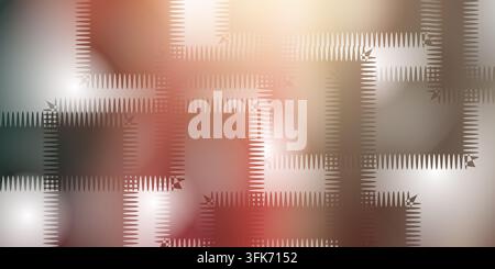 Abstract colorful background with overlapping squares and glowing lighting effects Stock Photo