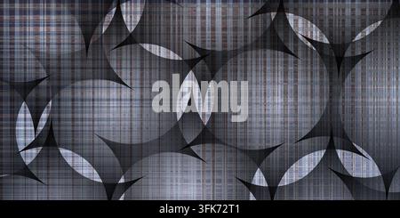 Abstract textured background with pattern and geometric shapes, artistic design illustration Stock Photo