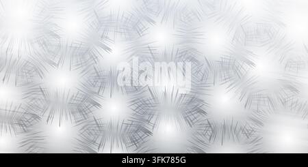 Abstract background with repeating starburst patterns in soft grey tones, creating a modern and elegant geometric texture Stock Photo
