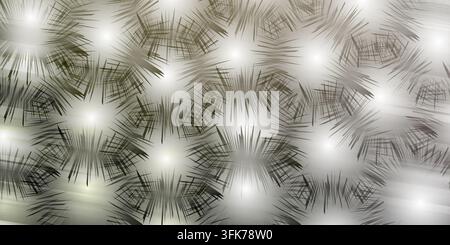 Abstract background with geometric starburst patterns and soft gradient lighting Stock Photo