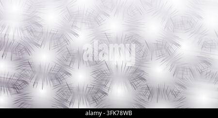 Abstract background with geometric starburst patterns and soft light Stock Photo