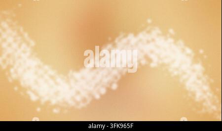 An abstract golden background with a textured, dotted wave pattern cutting diagonally across the frame. Stock Photo