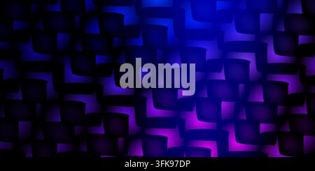 An abstract digital background featuring a repeating pattern of dark geometric shapes with vibrant blue and purple gradients shining through. Stock Photo