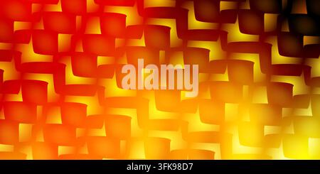 A vibrant abstract pattern with fiery red, orange, and yellow tones overlaid with dark geometric shapes. Stock Photo