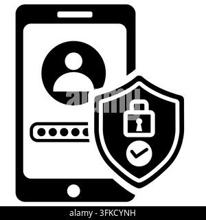 Two factor authentication icon. 2FA verification password sign. 2FA two factor authentication symbol. flat style. Stock Photo